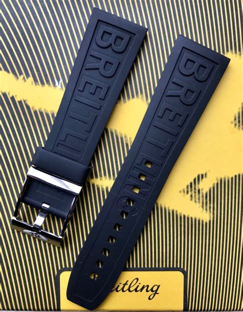 breitling rubber strap 24mm.